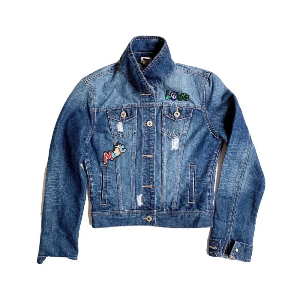 Mudd Distressed Festival Jeans Jacket